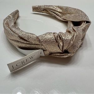 JCREW Gold Headband NWT